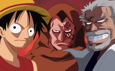 Monkey D Family in One Piece anime.
