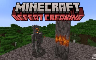 Creaking mob and creaking heart block in Minecraft