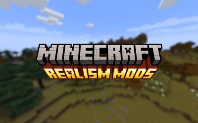 Forest during fall in Minecraft with Serene Seasons realism mod