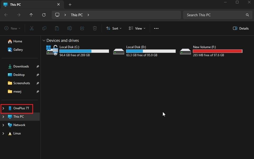 Here's How to Access Android Phone Storage Directly in Windows 11 File ...