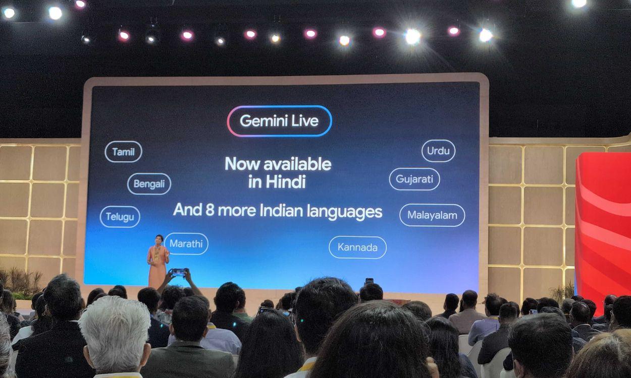 Gemini Live Now Available in Hindi and 8 More Indian Languages | Beebom