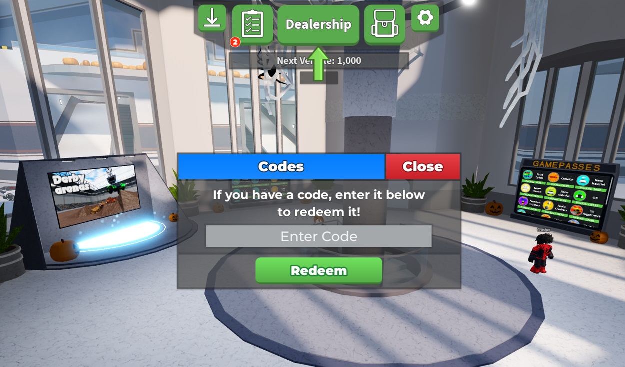 Redeem Car Crushers 2 Codes