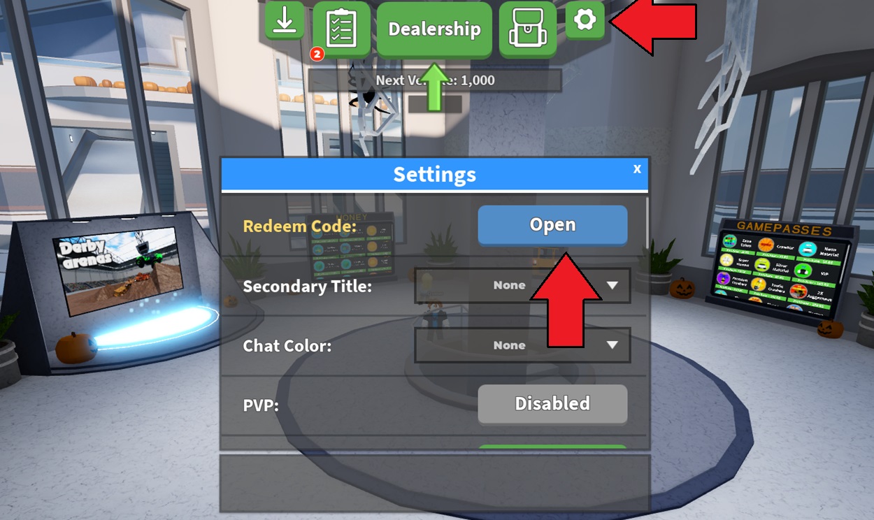 Redeem Codes Option Car Crushers 2