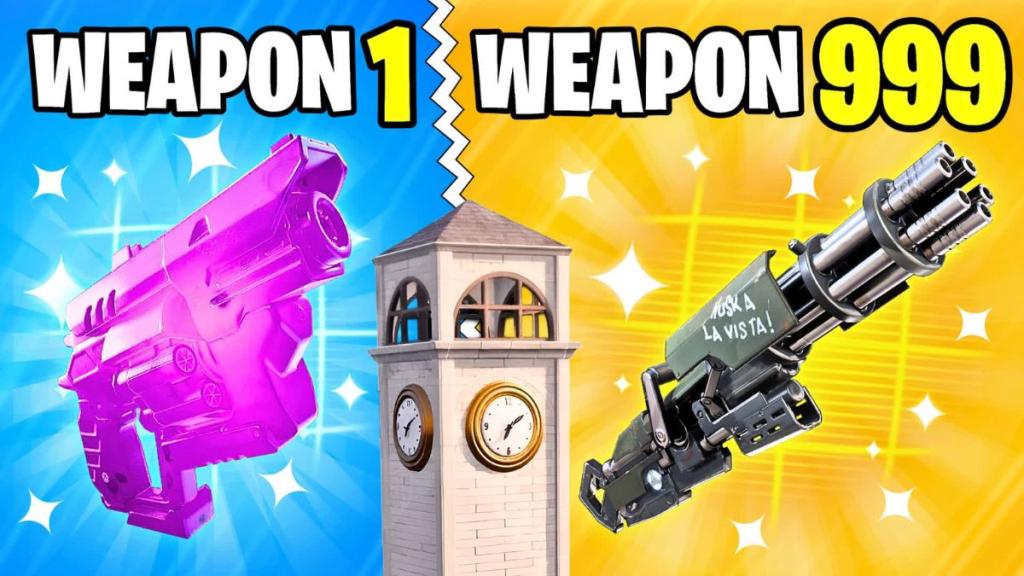 Tilted Towers Gun Game One Shot in Fortnite