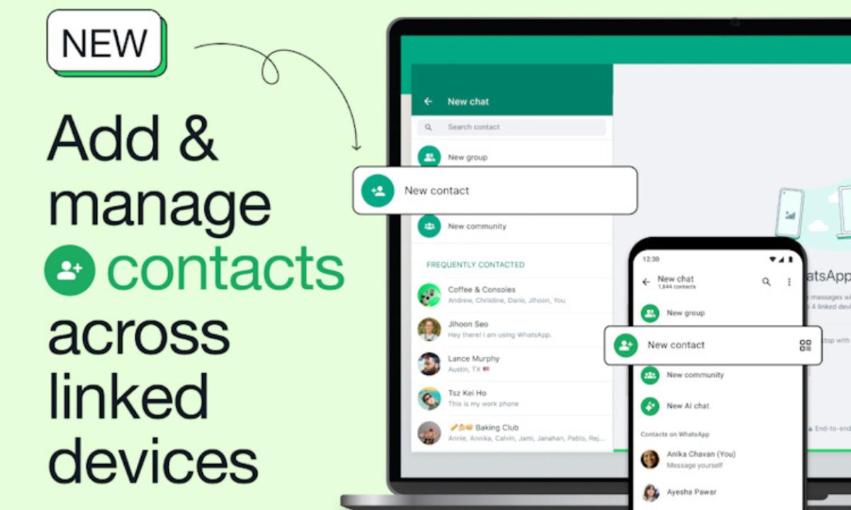 whatsapp web add contact