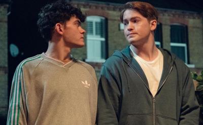 Nick and Charlie in Heartstopper