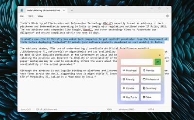 writing tools on windows 11