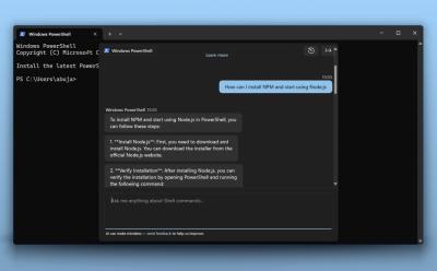 ChatGPT in Windows Terminal