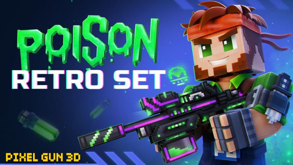 Pixel Gun 3D Poison Retro Set - 2