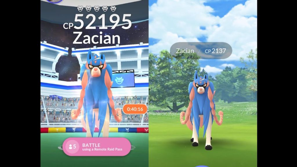 Pokemon GO Zacian