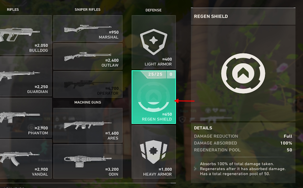 Valorant Regen Shield What Is The New Armor Type Beebom