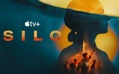 The poster of Silo Season 2 featuring Rebecca Ferguson and other cast members.