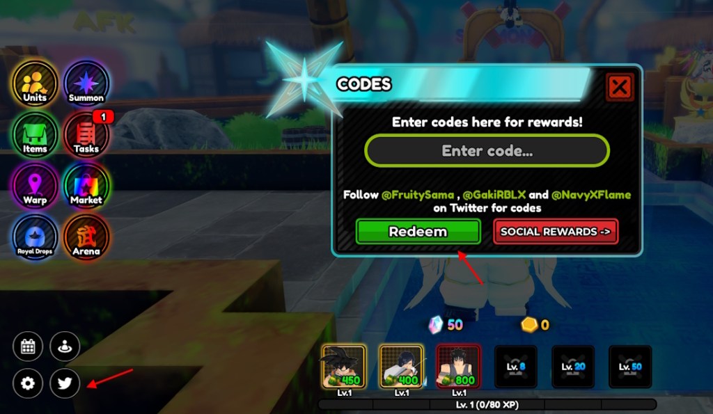 redeem all star tower defense x codes