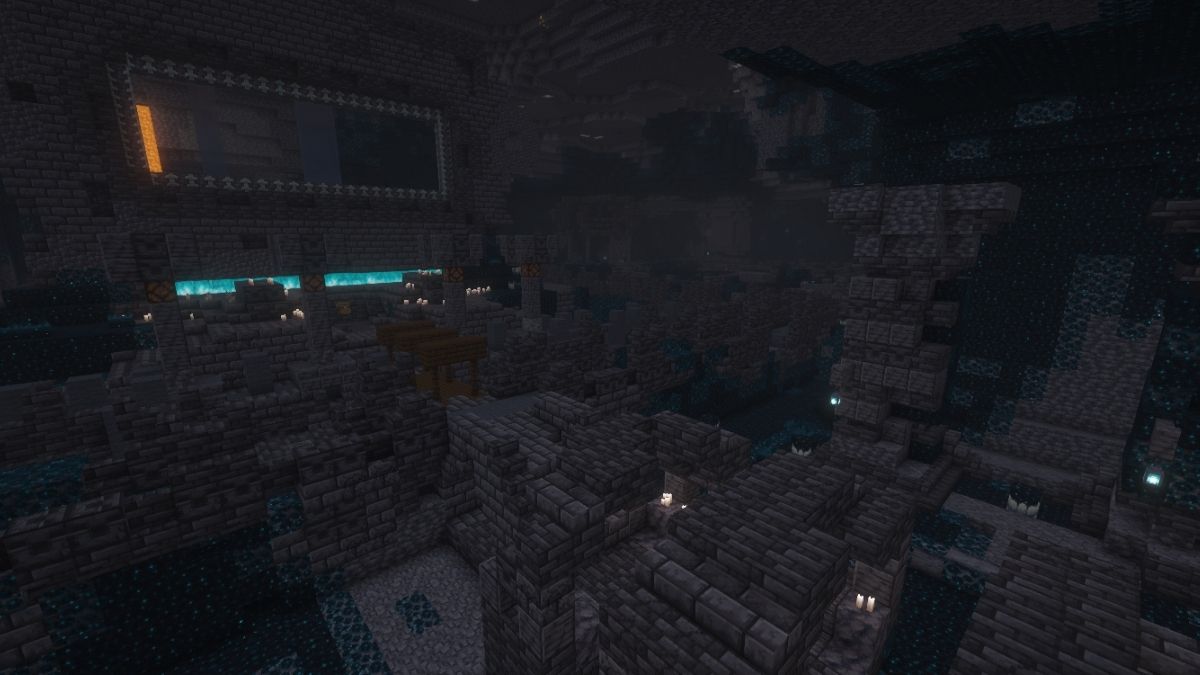 Ancient City Under Pale Garden