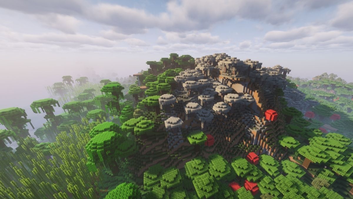 Eight Wood Types Near Spawn