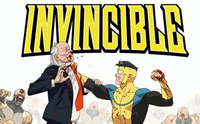 Invincible fighting Cecil in the new Season 3 poster