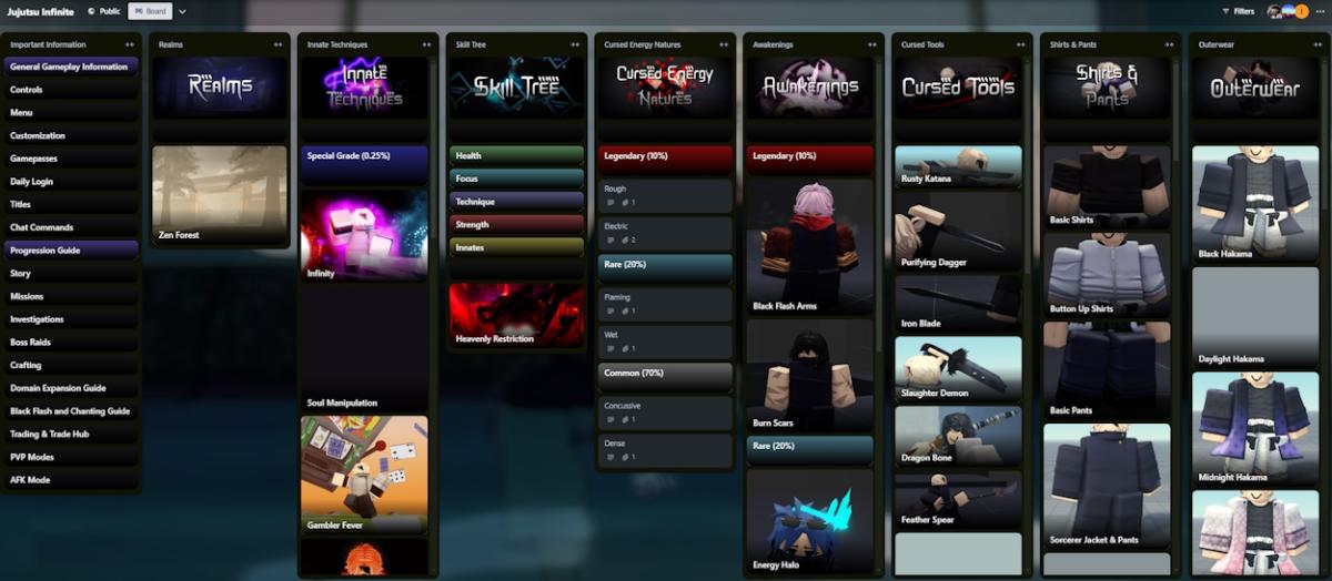 Jujutsu infinite trello and discord link updated beebom