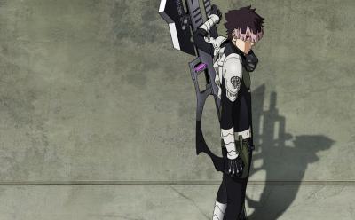 Narumi in the poster of Kaiju No.8 season 2.
