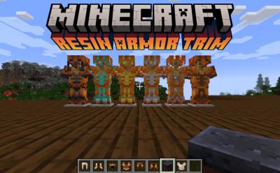 Minecraft Resin Armor Trim