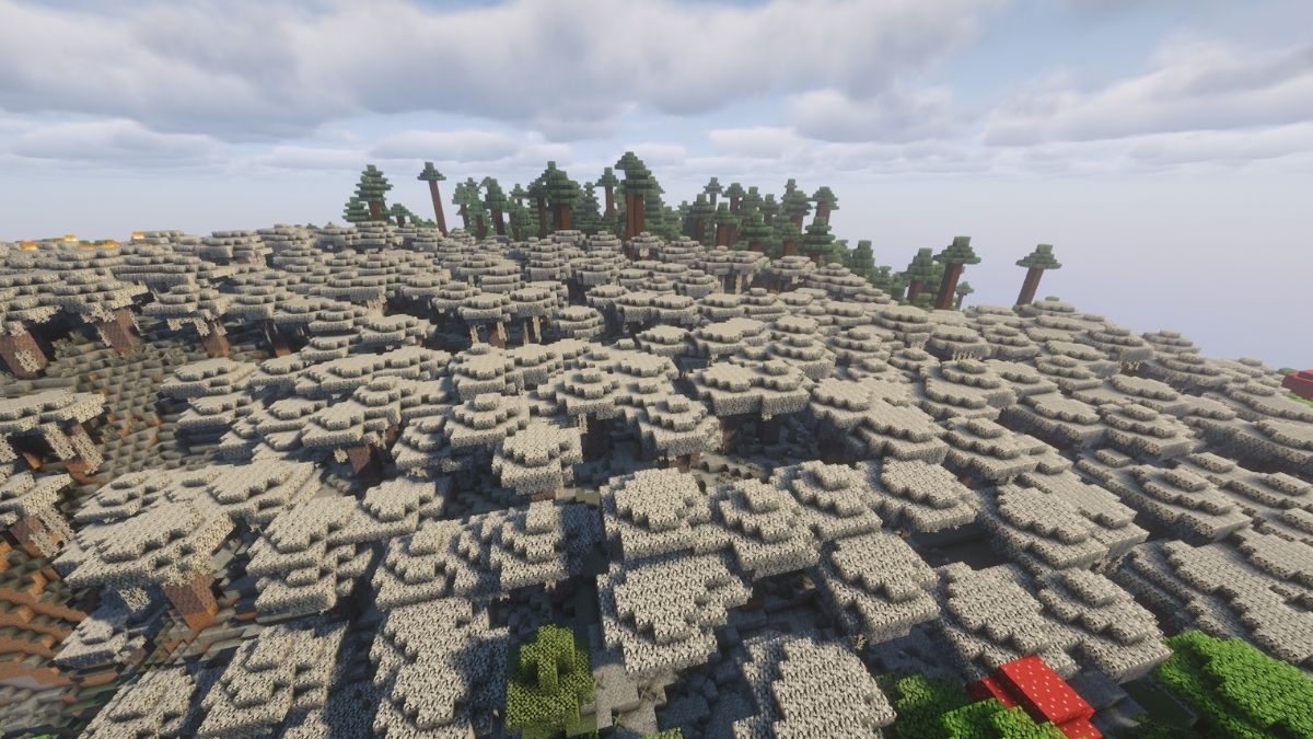 Minecraft Pale Garden Seed Above Dripstone Cave