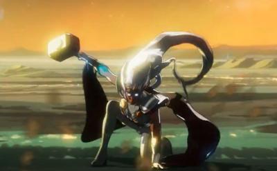 Storm using the Mjölnir