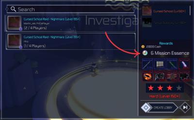 mission essence in jujutsu infinite