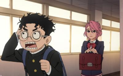 Okarun and Aira in Dandadan