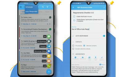 skedit schedule whatsapp message and auto respond to customers