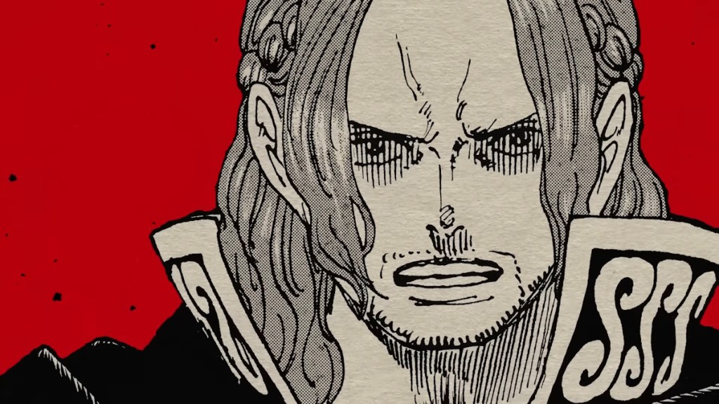 Shamrock angry in One Piece manga