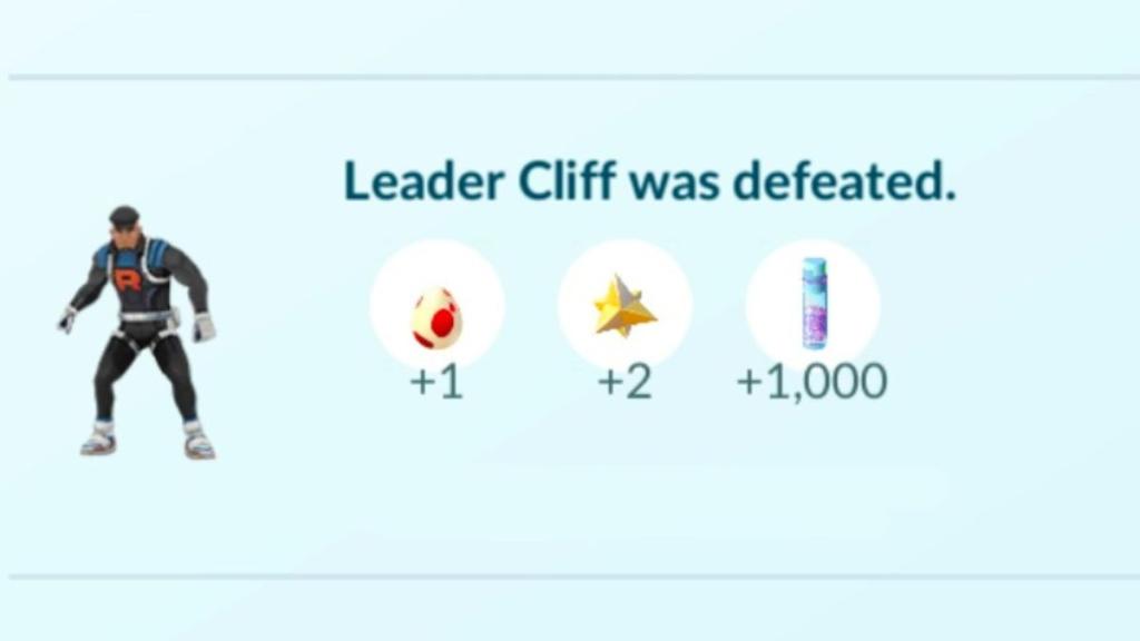 Cliff rewards
