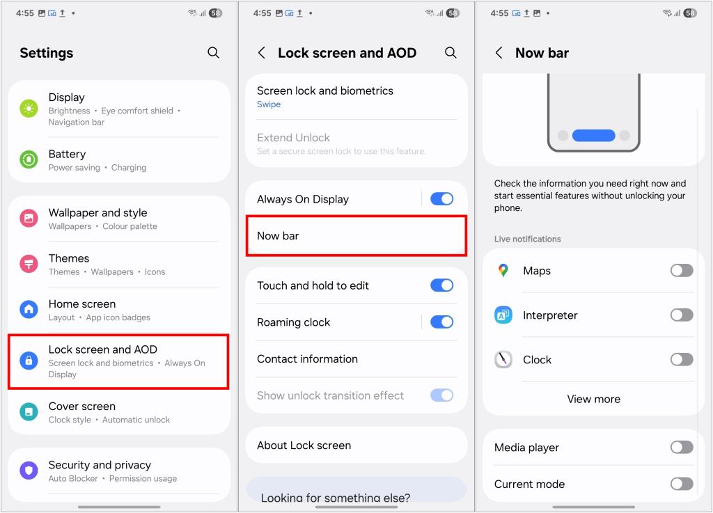 Menu Disable Ui How to Turn Off Now Bar in One UI 7 on Samsung Galaxy Phones | Beebom