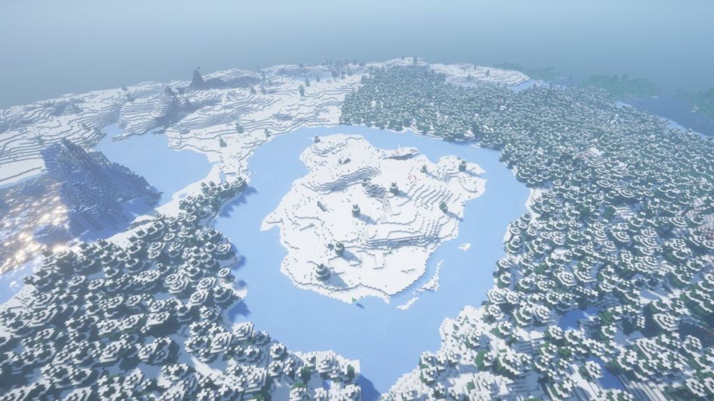 Frozen Ice Ring for Boat Racing