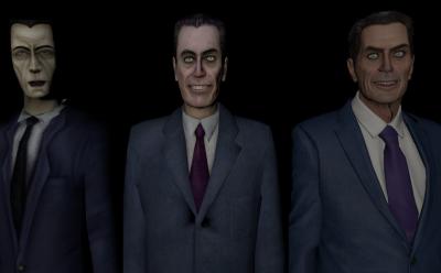 Half Life G-man models