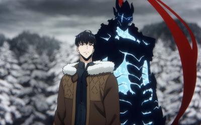 Jinwoo and Igris inside the Red Gate