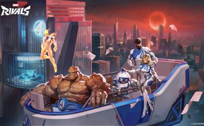 Marvel Rivals The Fantastic Four official reveal poster