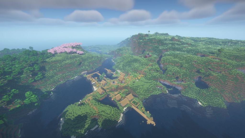 Multi-Village Spawn with Various Biomes