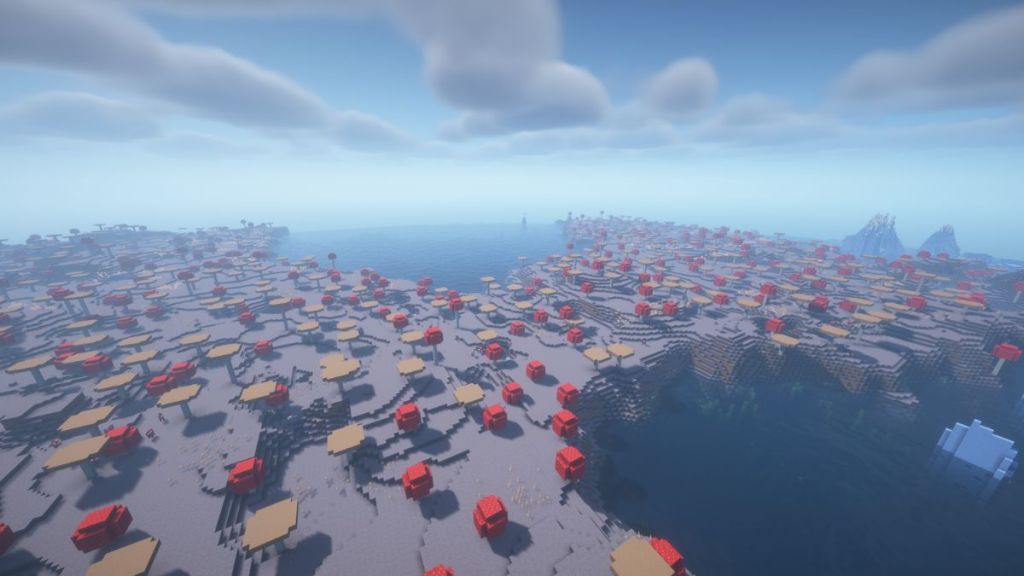 Mushroom Island Around Ocean Monument