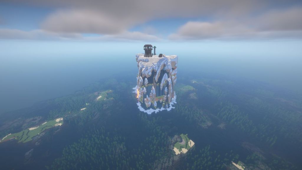 Pillager Outpost on Tower Island