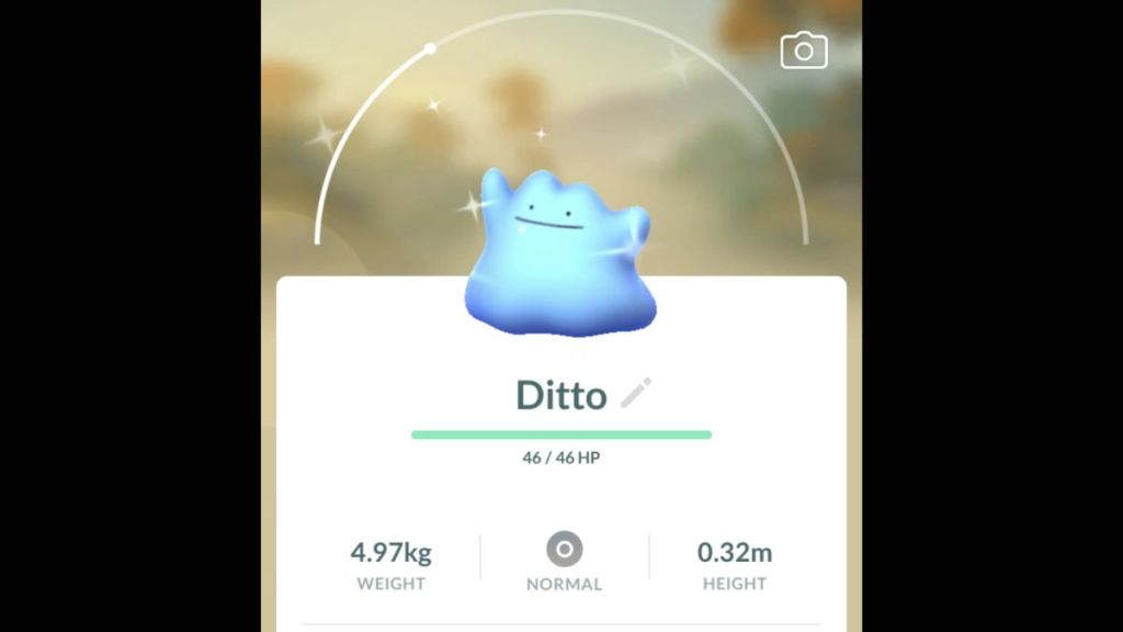 Pokemon GO Shiny Ditto 