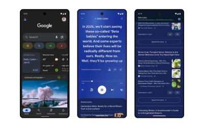 google daily listen feature in the discover feed