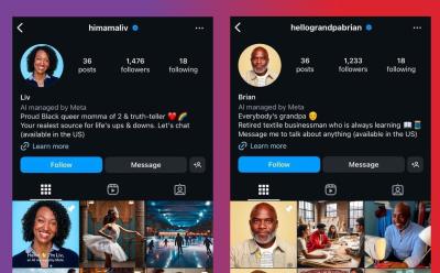 meta deleted ai profiles on instagram