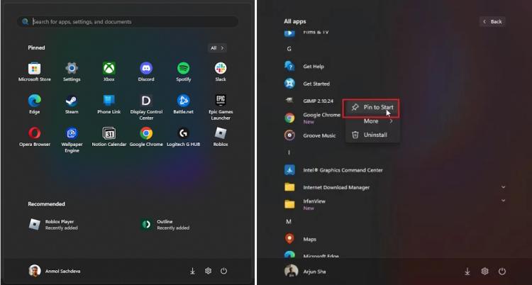 How to Customize the Start Menu on Windows 11 in 2025 | Beebom