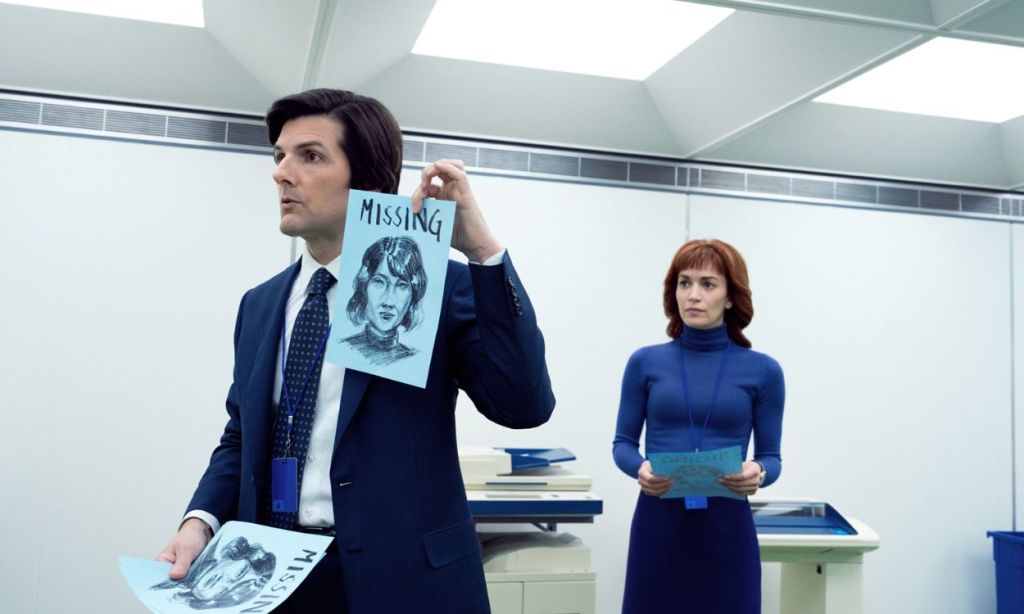Mark and Helly in Severance Episode 2 Season 3