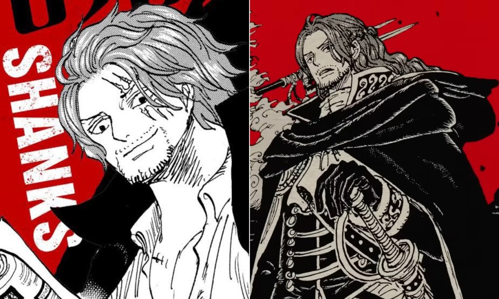 Shanks and Shamrock in One Piece manga