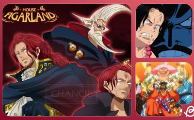 The Figarland Family, Gol family, and Kozuki family in One Piece