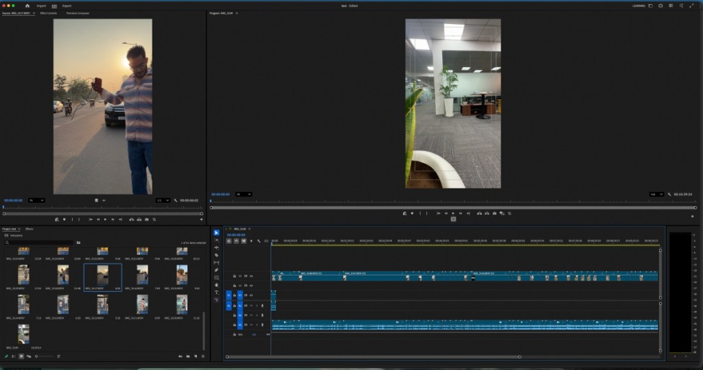 Adobe Premiere Pro Timeline screenshot