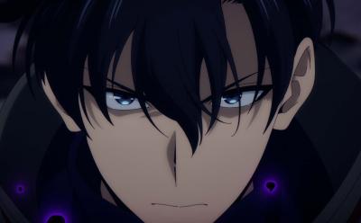 Jinwoo enraged by the Demon King.