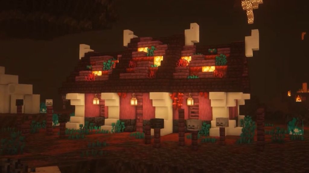 Mr Mirror Nether Minecraft House Ideas