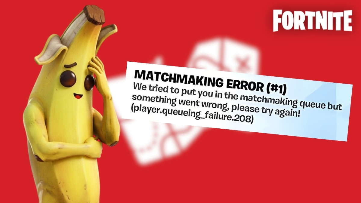 Fortnite Matchmaking Error 1