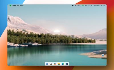 get macos like menu bar on windows 11